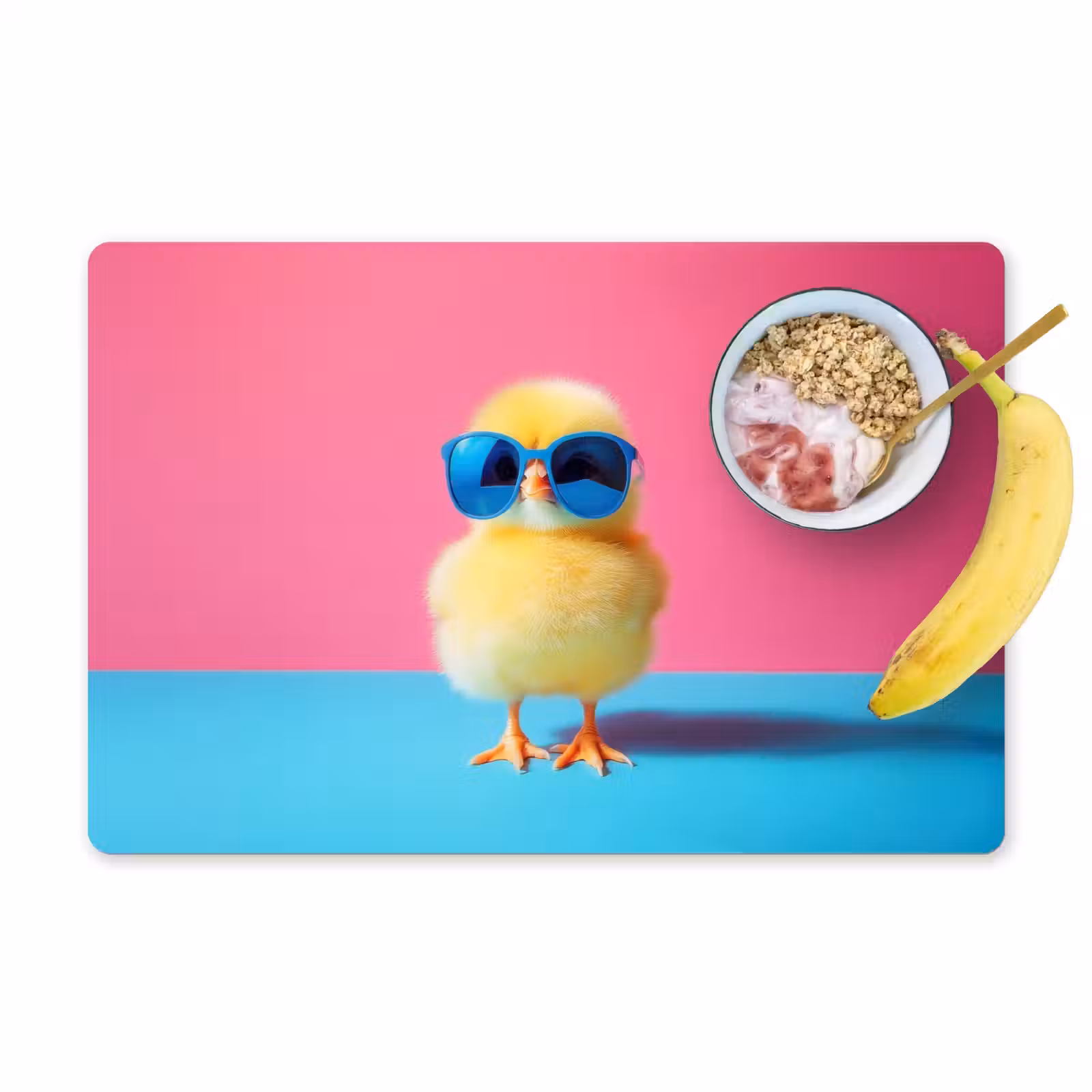 Sets de table - Chick - Lunettes de soleil - Bleu — 1