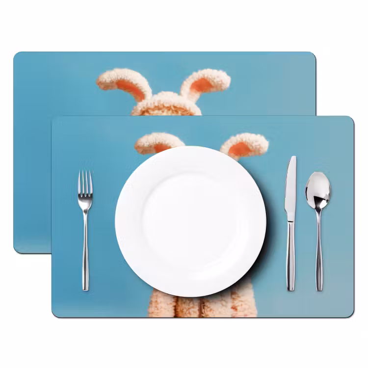 Sets de table - Agneau - Lapin de Pâques - Costume — 2