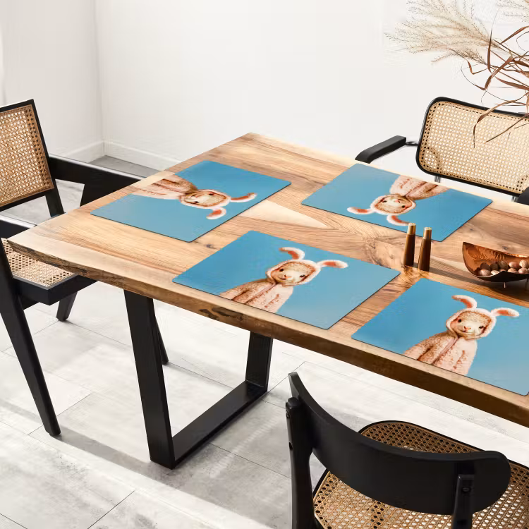 Sets de table - Agneau - Lapin de Pâques - Costume — 4