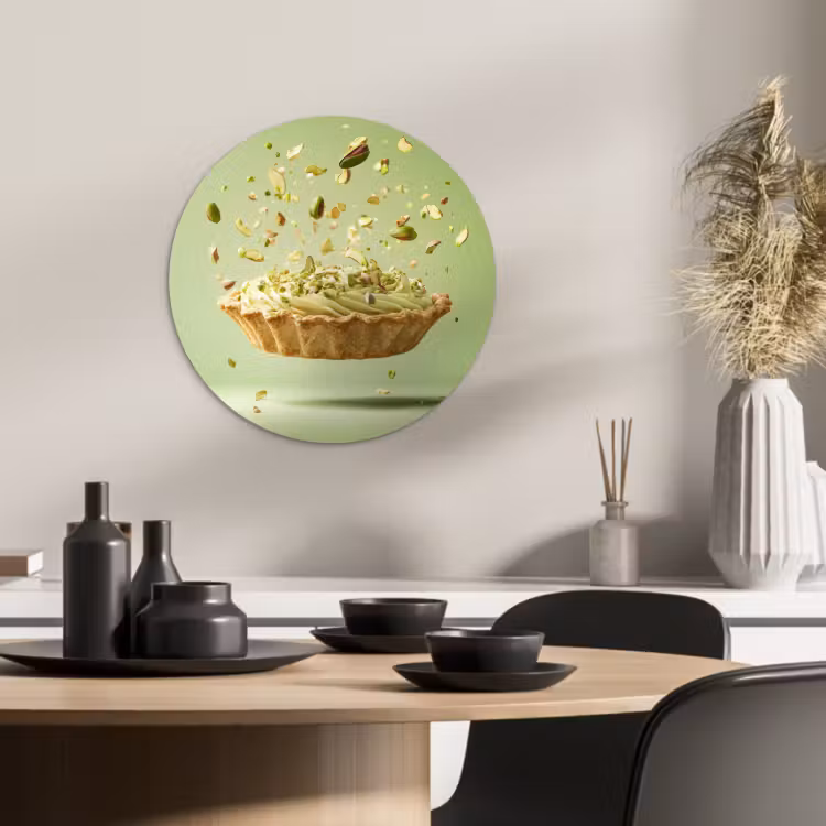 Tableau rond - Pistache - Gâteau - Noix - Aliments — 4