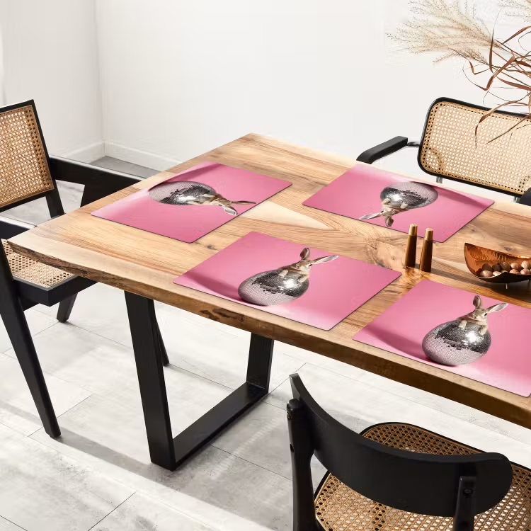 Sets de table - Lièvre - Arc - Boule disco — 4