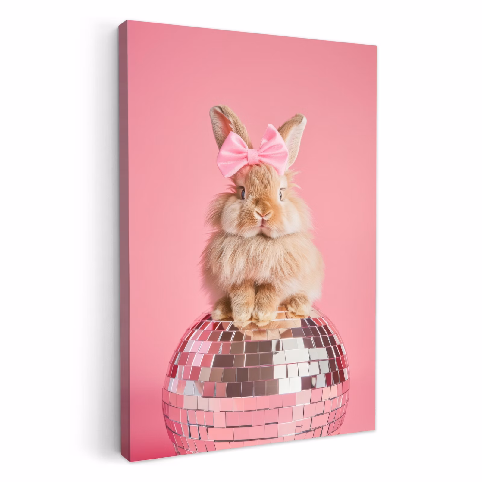 Tableau sur toile - Arc - Discoball - Lapin — 1