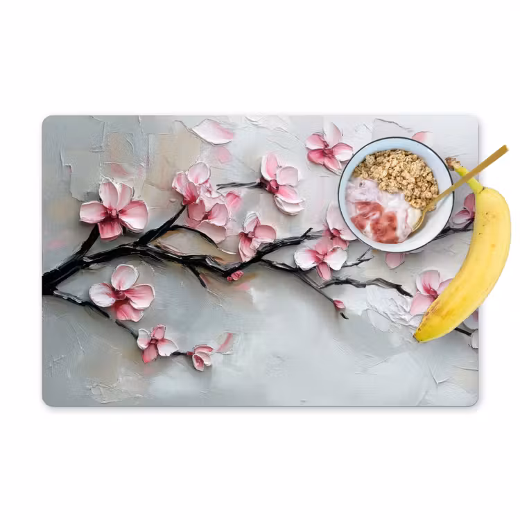 Sets de table en vinyle - Blossom - Artistique - Rose - Sakura — 1