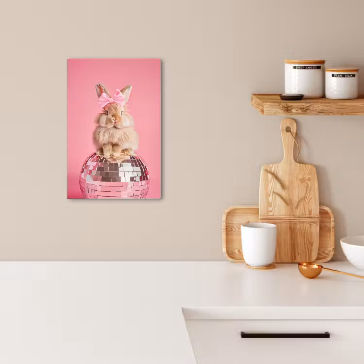 Tableau sur toile - Arc - Discoball - Lapin — 2