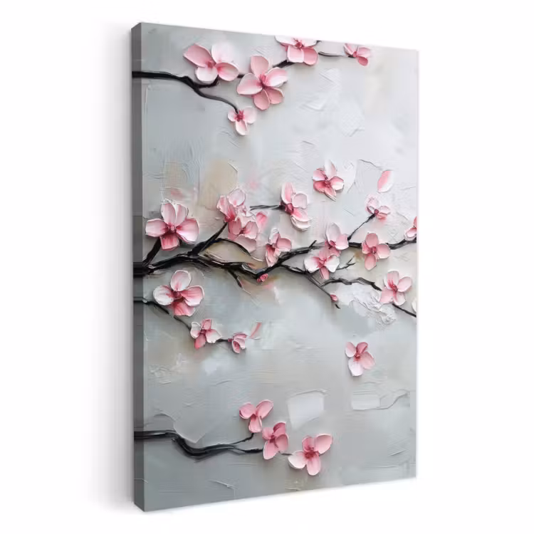 Tableau sur toile - Blossom - Artistique - Rose - Sakura — 1