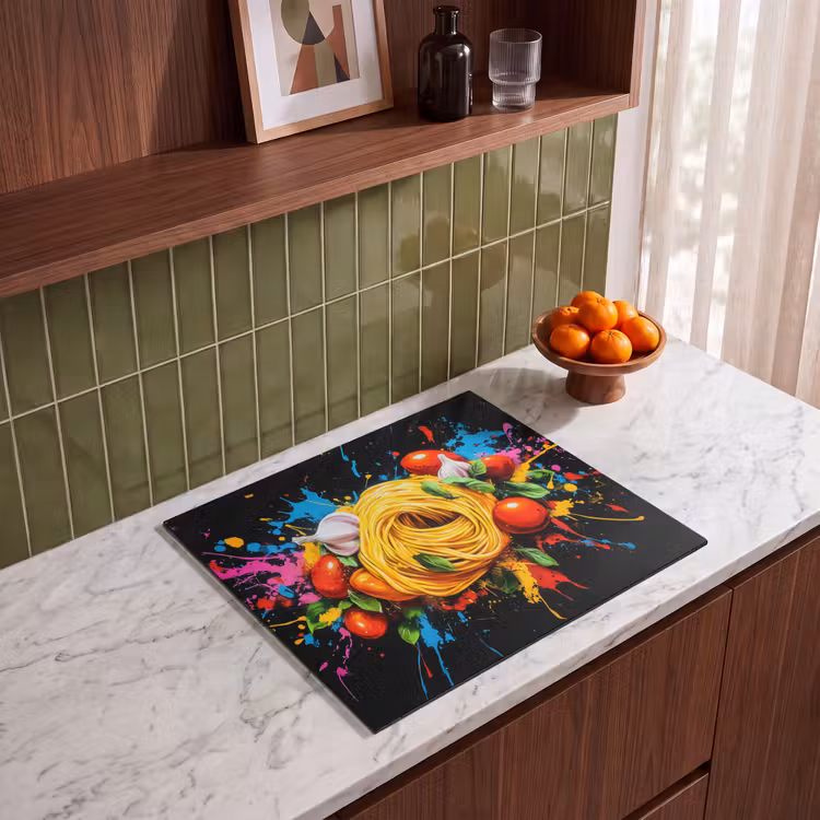 Protection plaque induction - Spaghetti - Graffiti - Peinture - Coloré - Nourriture - Moderne — 4
