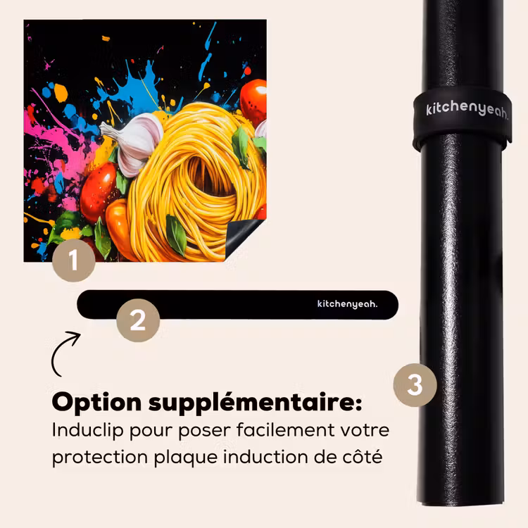 Protection plaque induction - Spaghetti - Graffiti - Peinture - Coloré - Nourriture - Moderne — 8