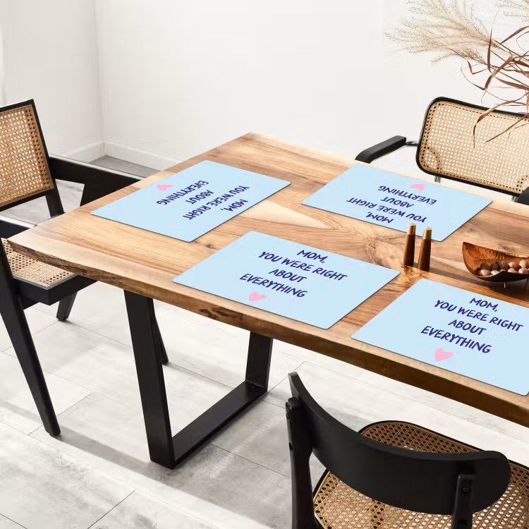 Sets de table - Mère - Citation - Bleu — 4