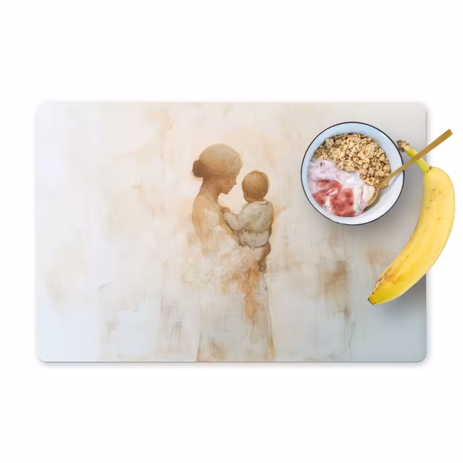 Sets de table - Enfant - Mère - Aquarelle — 1