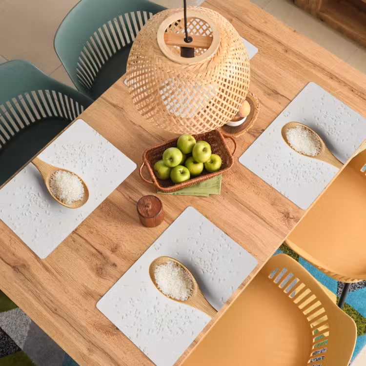 Sets de table - Bois - Cuillère - Riz — 3