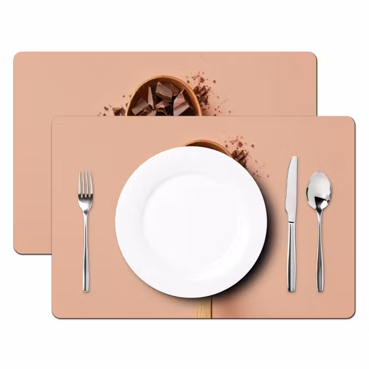 Sets de table - Chocolat - Bois - Cuillère — 2