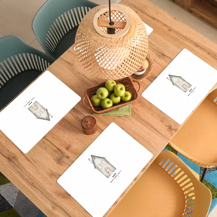 Sets de table - Cottage - Green - Text - Loving — 3