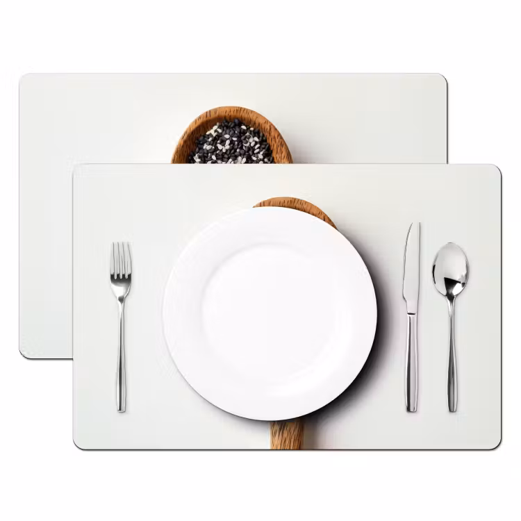 Sets de table - Cuillère - Sésame - Blanc — 2