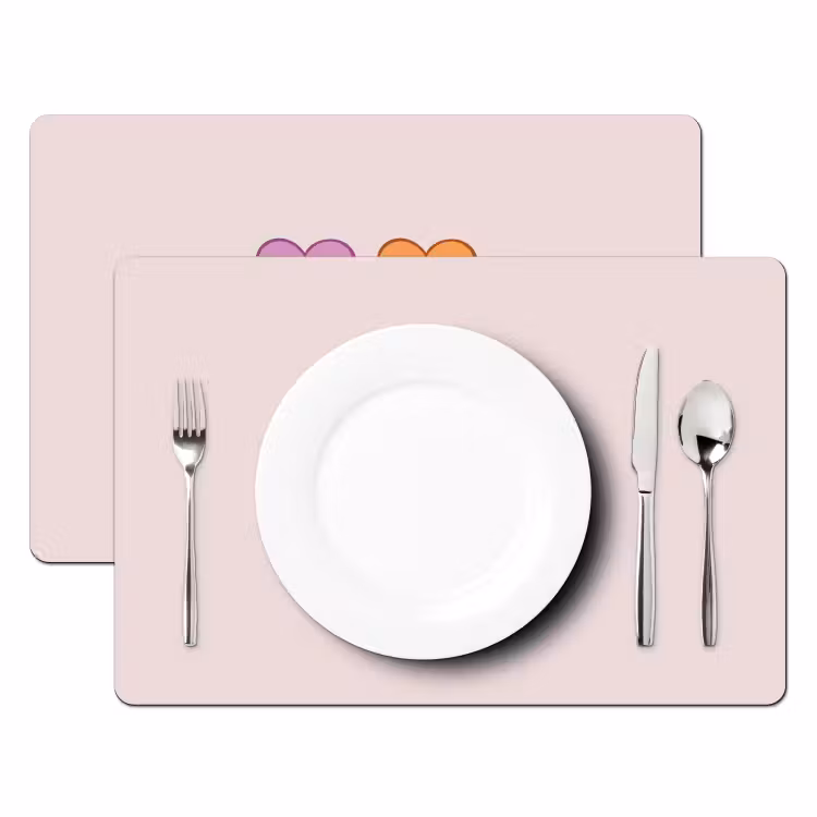 Sets de table - Coeurs - Pastel - Amour - Mère — 2