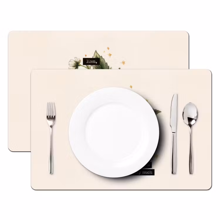 Sets de table - Fraises - Marguerites - Citation - Étoiles — 2