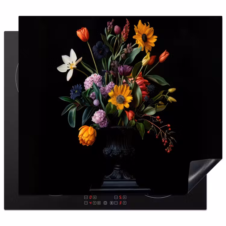 Protection plaque induction - Tournesols - Bouquet - Coloré — 1