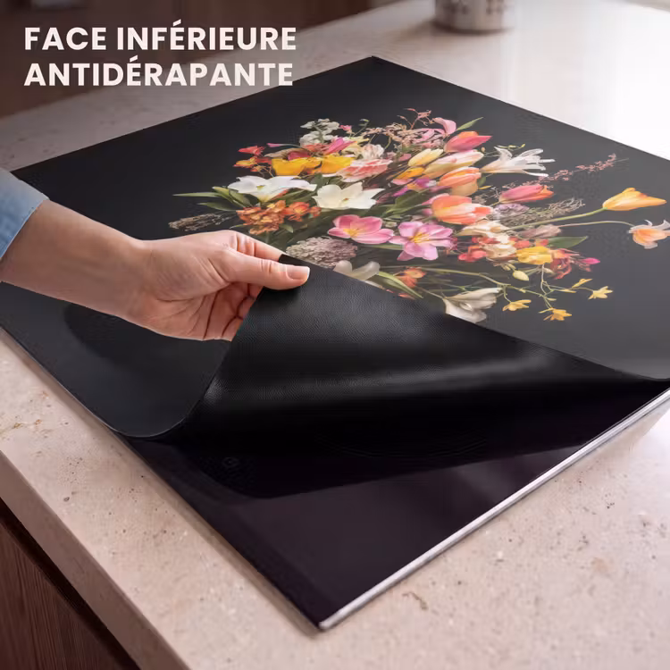 Protection plaque induction - Vase - Fleurs - Tulipes — 7