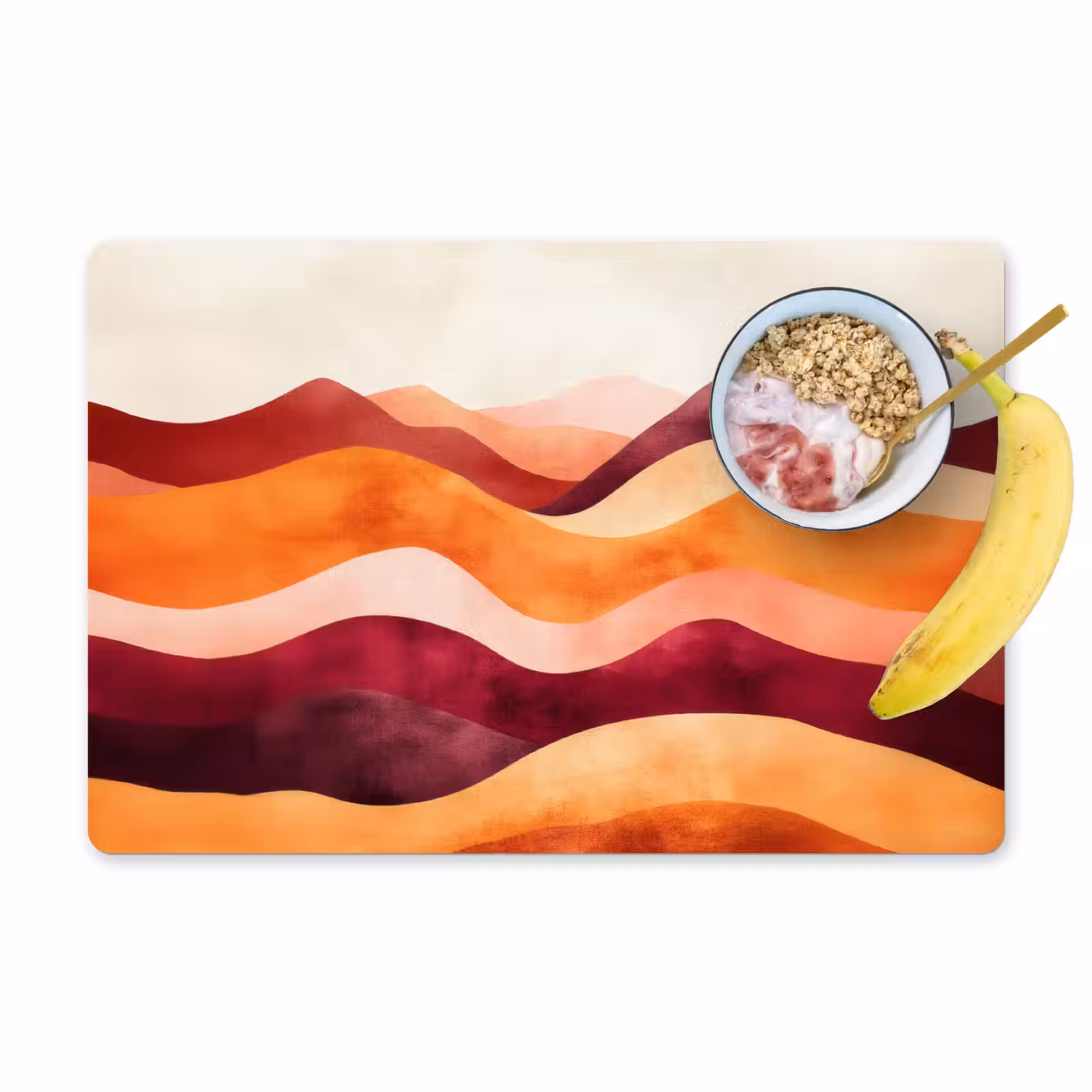 Sets de table en vinyle - Abstrait - Paysage - Vagues — 1