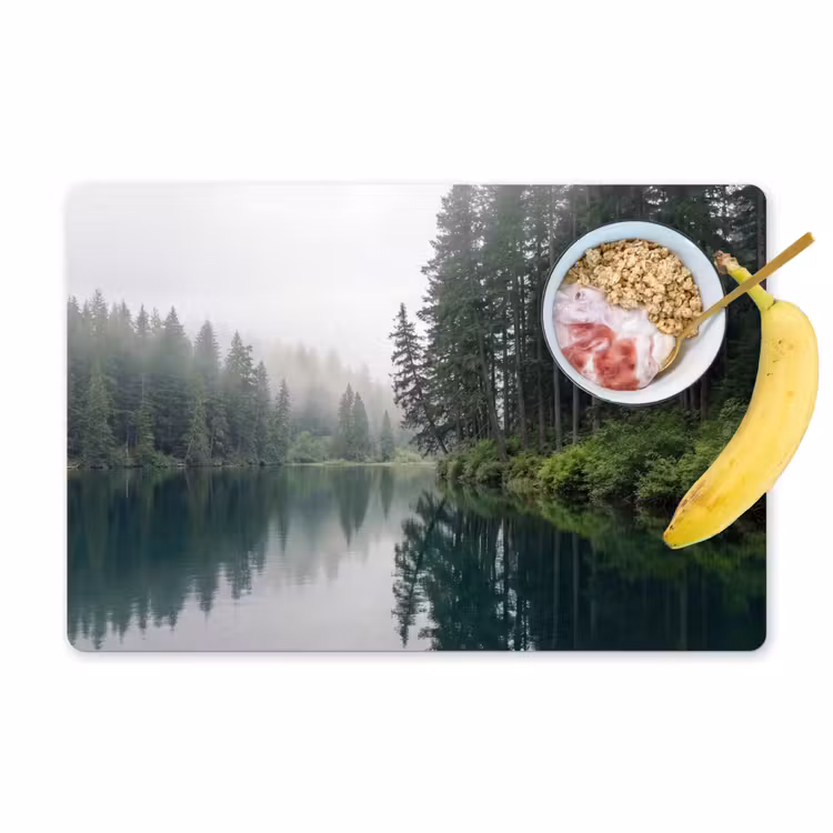 Set de table – 6 pièces - Montagnes - Lac - Forêt — 1
