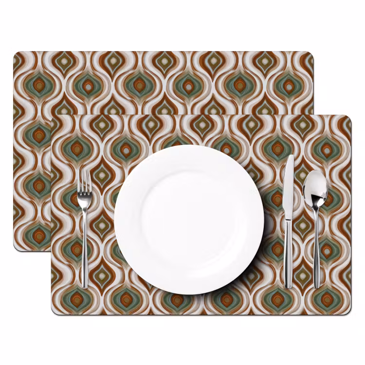 Set de table – 6 pièces - Motif - Motif - Coloré — 2