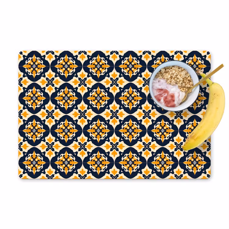 Set de table – 6 pièces - Motif - Carrelage décoratif - Coloré — 1