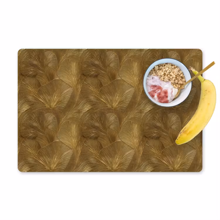 Set de table – 6 pièces - Organic - Lines - Gold — 1