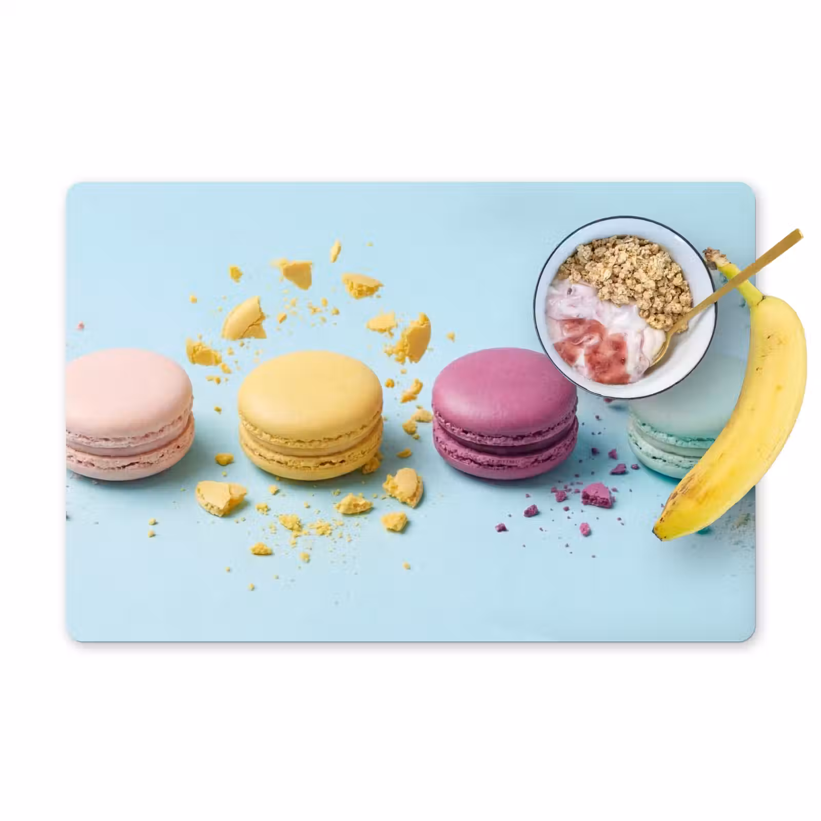 Set de table – 6 pièces - Macarons - Colorés - Pastel — 1