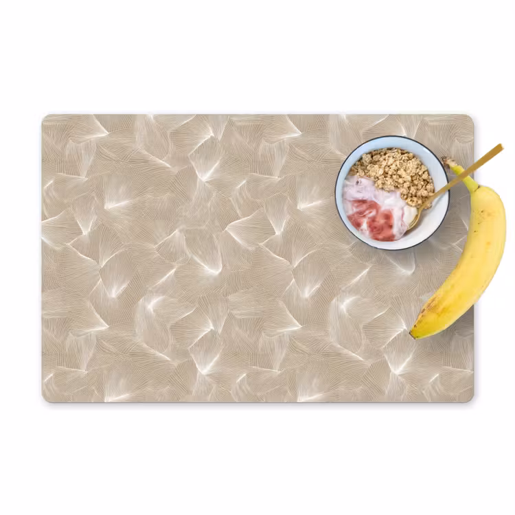 Set de table – 6 pièces - Organic - Texture - Beige — 1