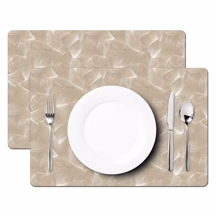 Set de table – 6 pièces - Organic - Texture - Beige — 2