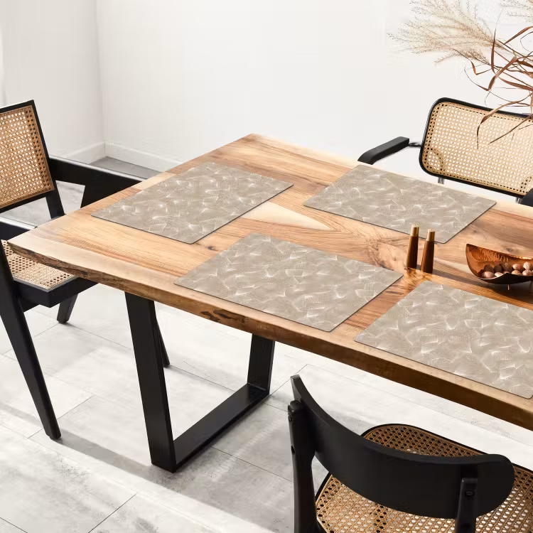 Set de table – 6 pièces - Organic - Texture - Beige — 4