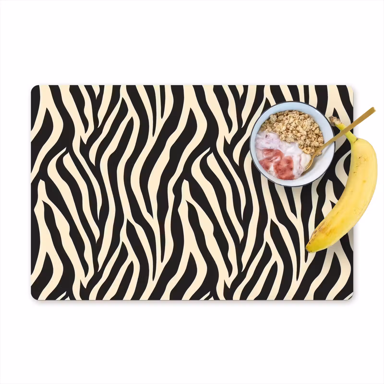 Set de table – 6 pièces - Zebra - Print - Classic - Black — 1