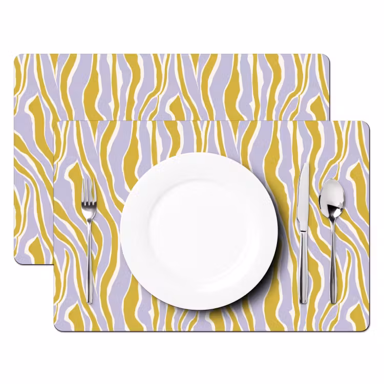 Set de table – 6 pièces - Zebra - Moderne - Multicolore — 2