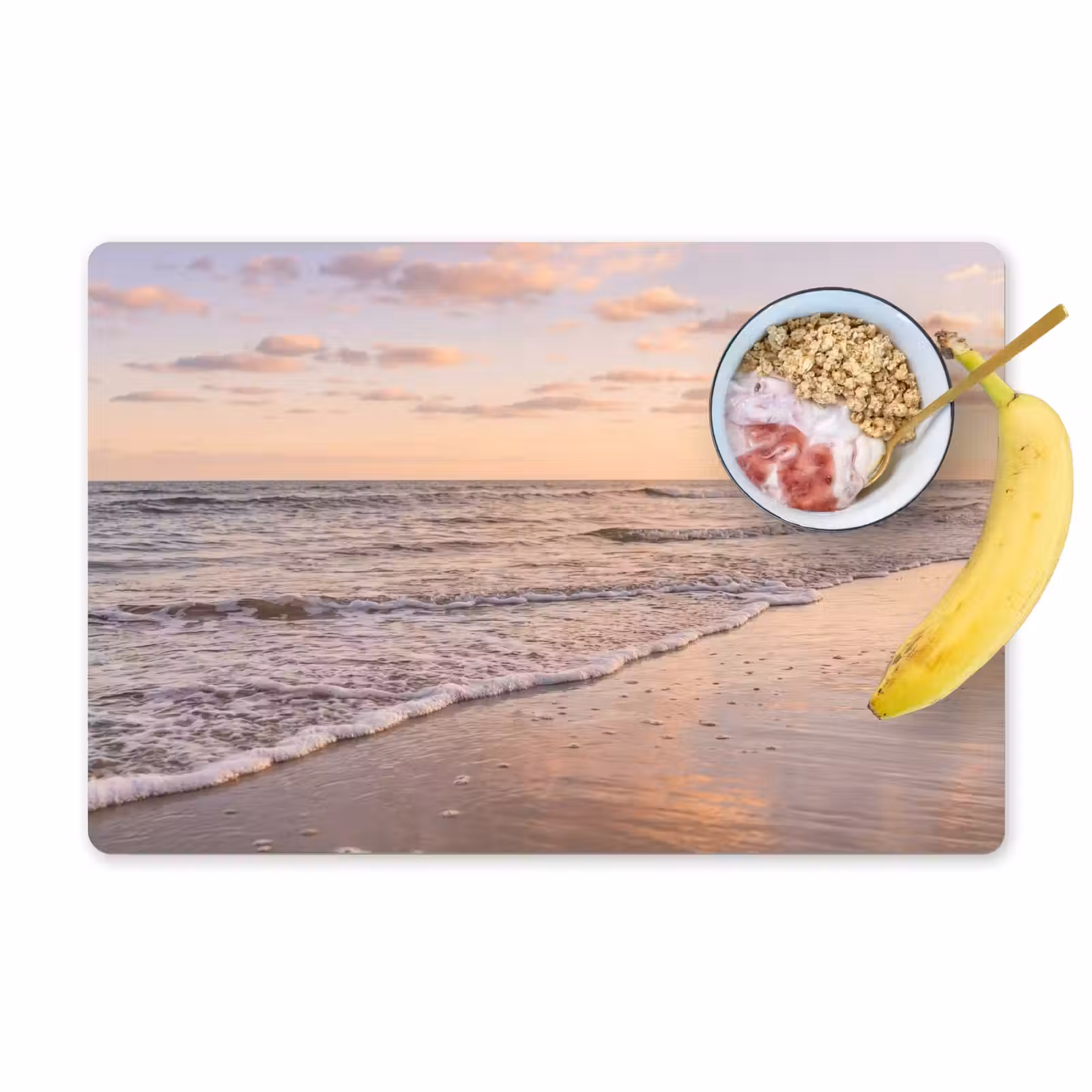 Set de table – 6 pièces - Plage - Surf - Nuages — 1