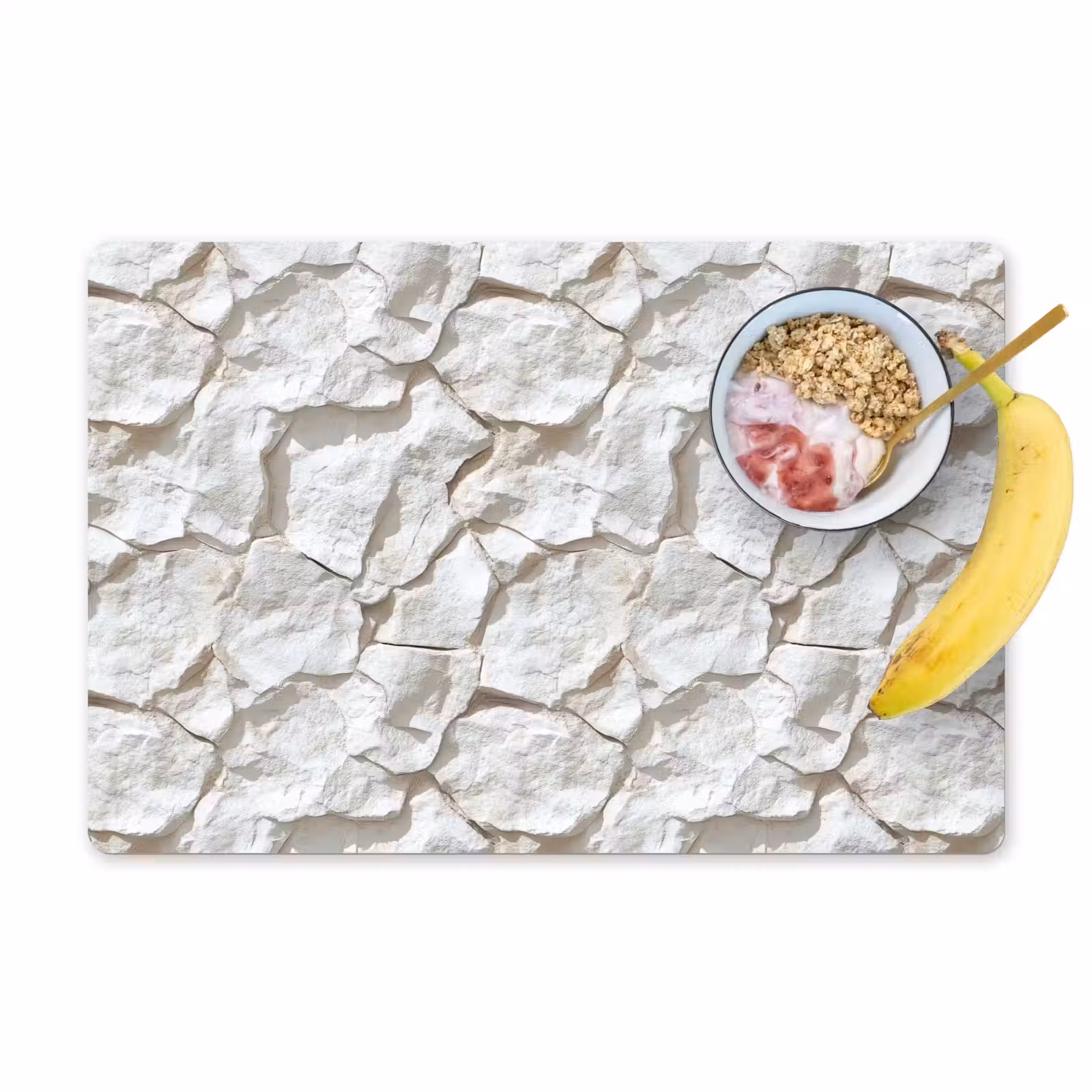 Set de table – 6 pièces - Structure - Rock - Blanc — 1