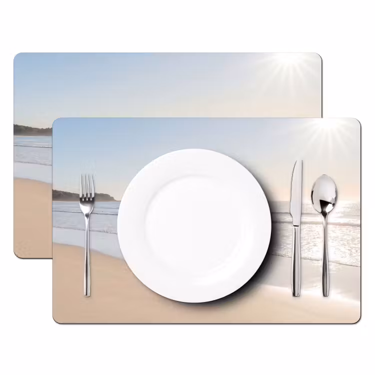 Set de table – 6 pièces - Mer - Soleil - Sable — 2