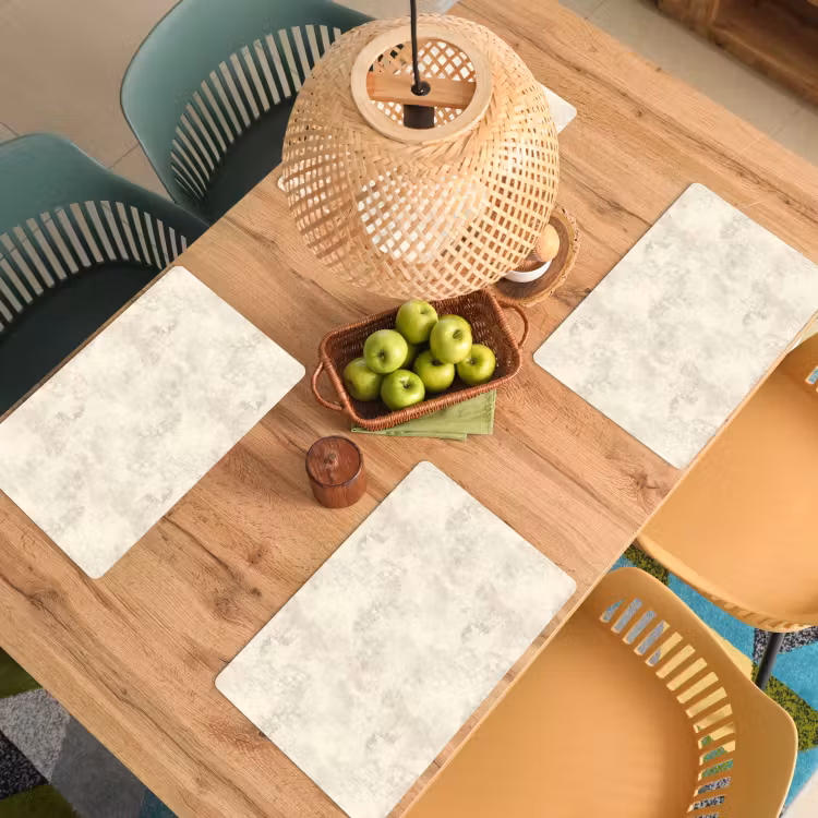 Set de table – 6 pièces - Motif - Organic - Beige — 3