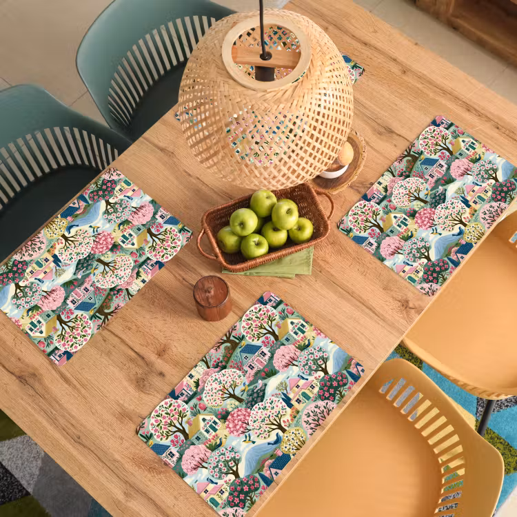 Set de table – 6 pièces - Nostalgique - Idyllique - Coloré — 3