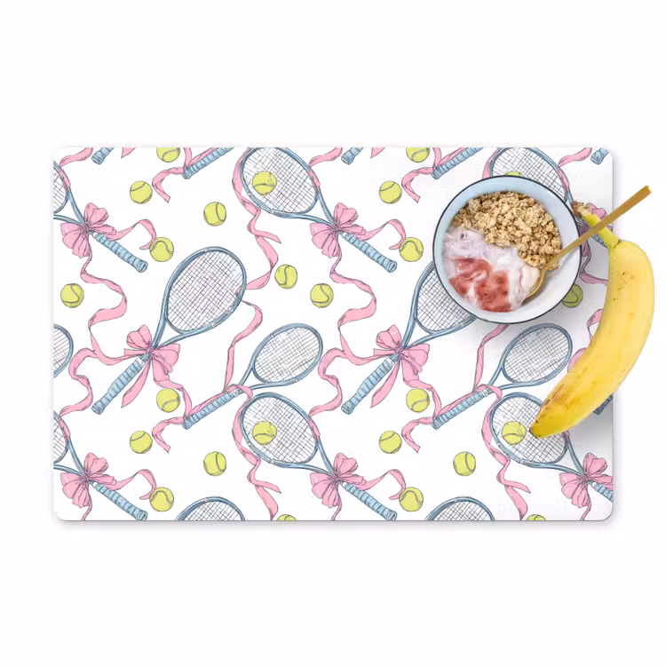 Set de table – 6 pièces - Tennis - Arcs - Colorés — 1