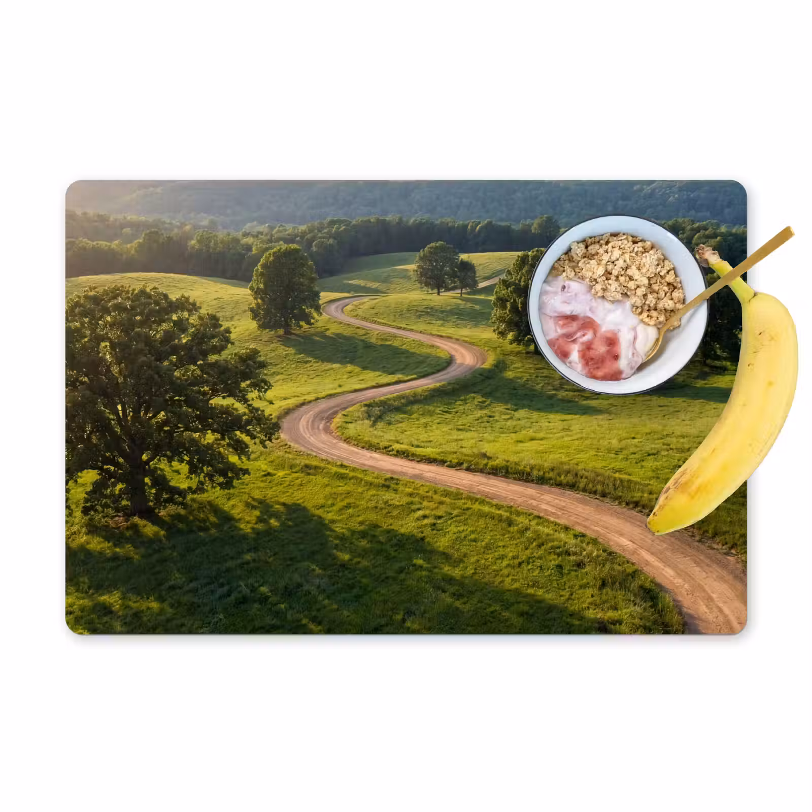 Set de table – 6 pièces - Route - Pré - Nature - Vert — 1