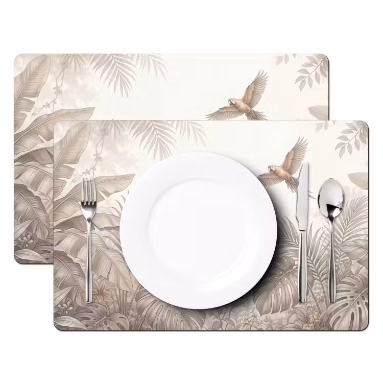 Set de table – 6 pièces - Perroquet - Jungle - Tropical — 2