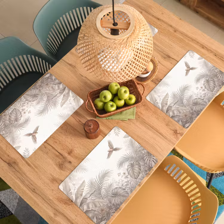 Set de table – 6 pièces - Perroquet - Jungle - Tropical — 3