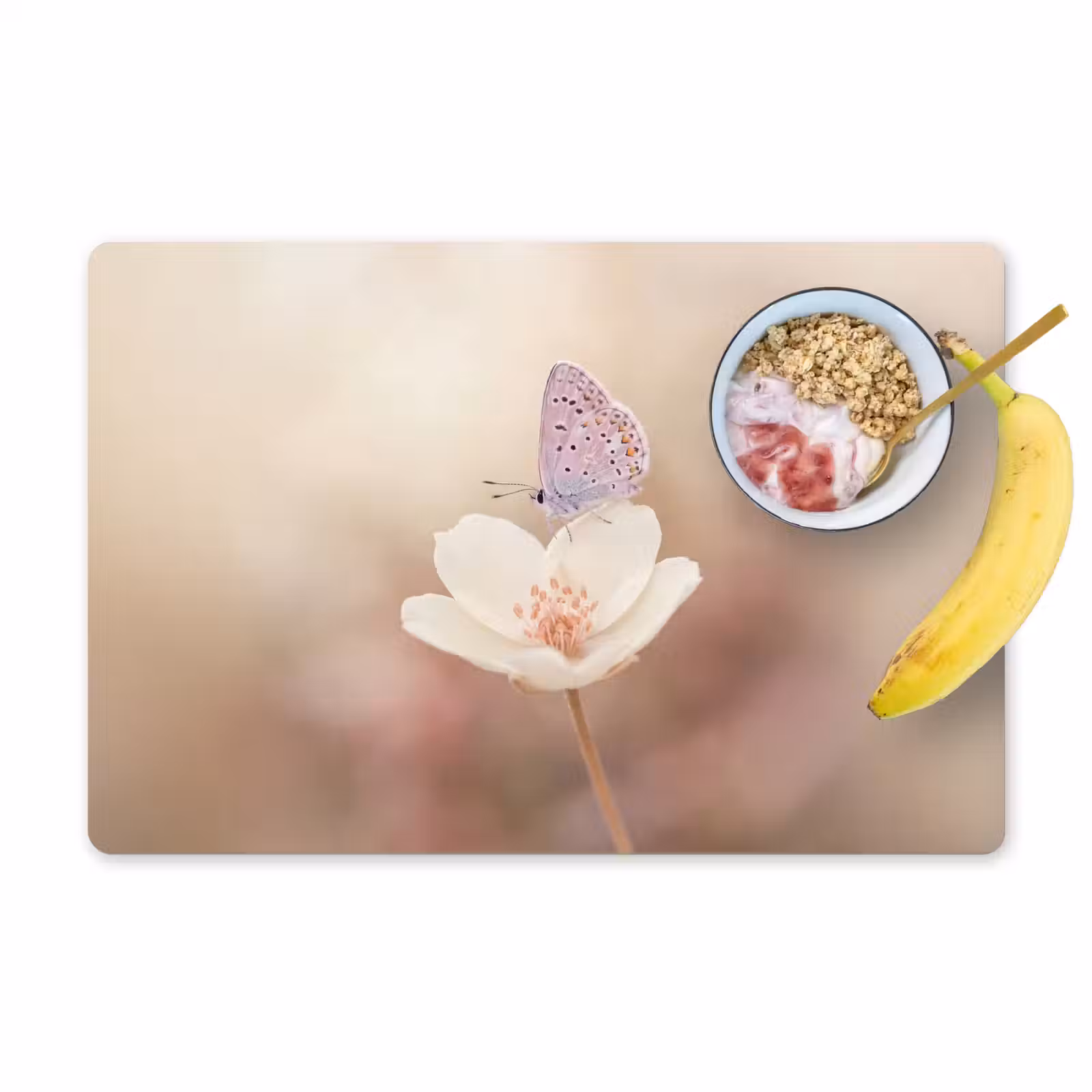 Set de table – 6 pièces - Papillon - Fleur - Bleu — 1