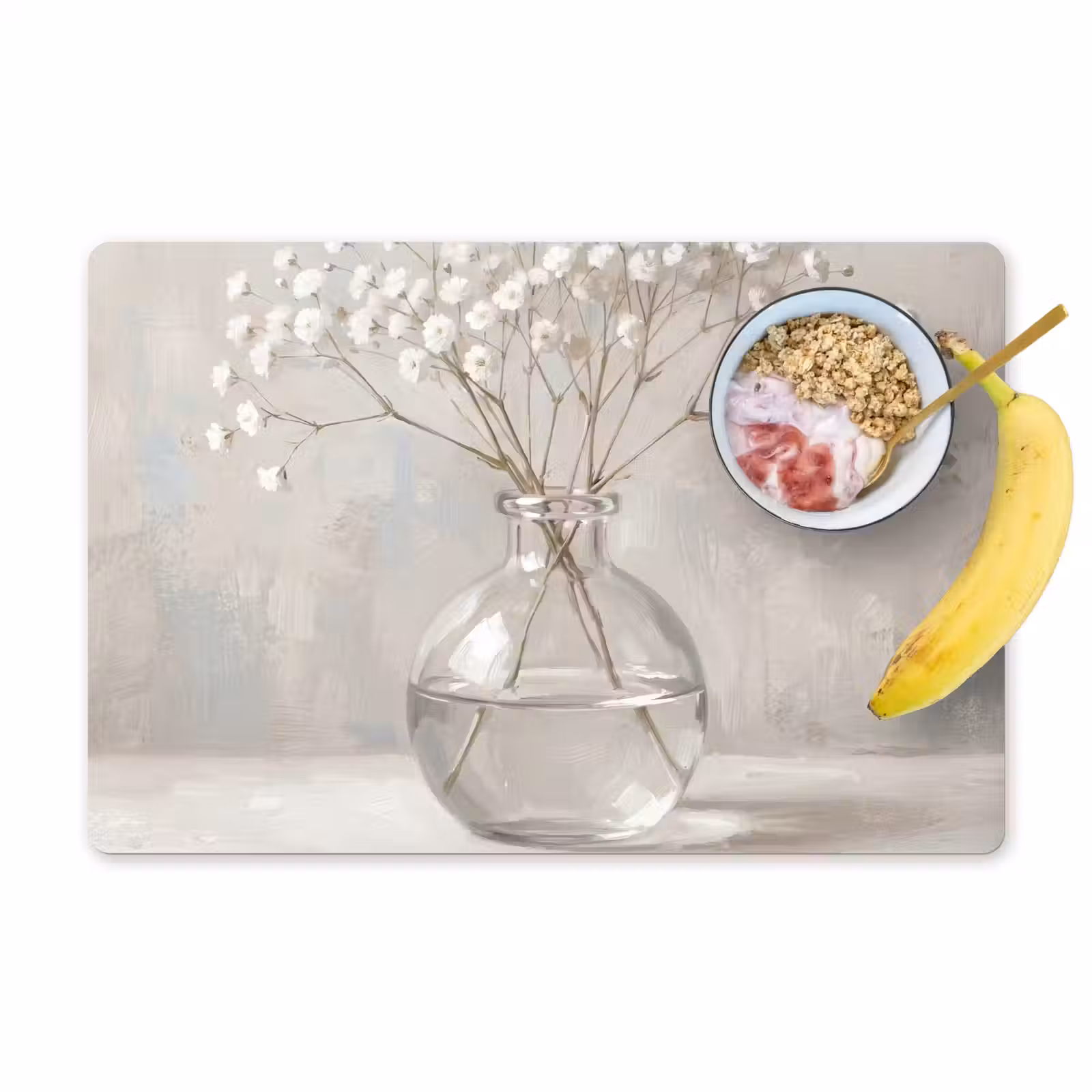 Set de table – 6 pièces - Plasterwort - Vase - Blanc — 1