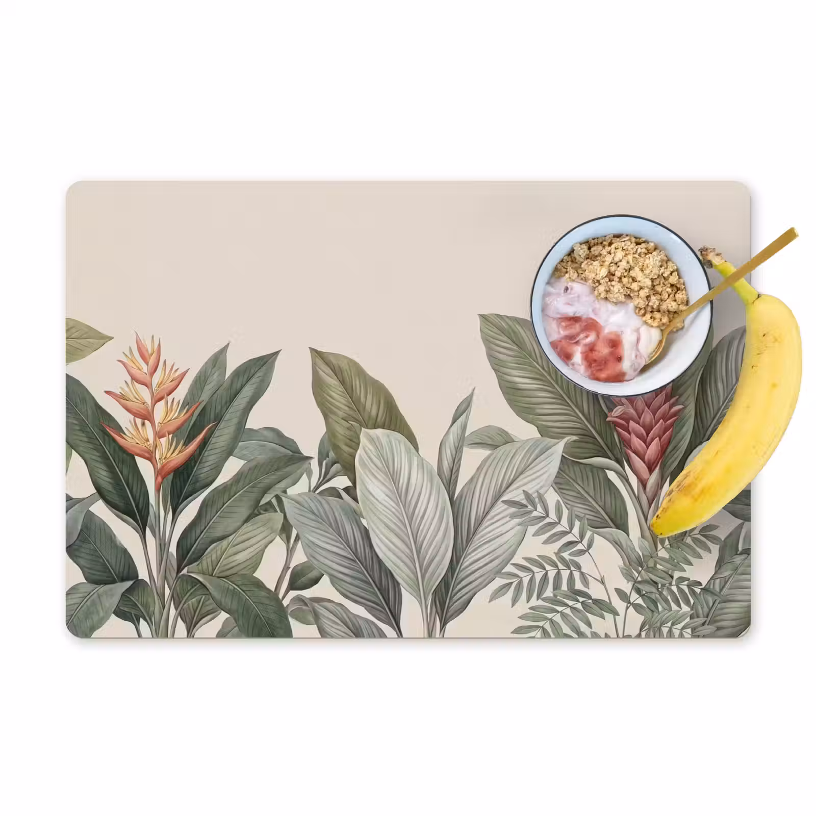 Set de table – 6 pièces - Tropical - Plantes - Moderne - Vert — 1