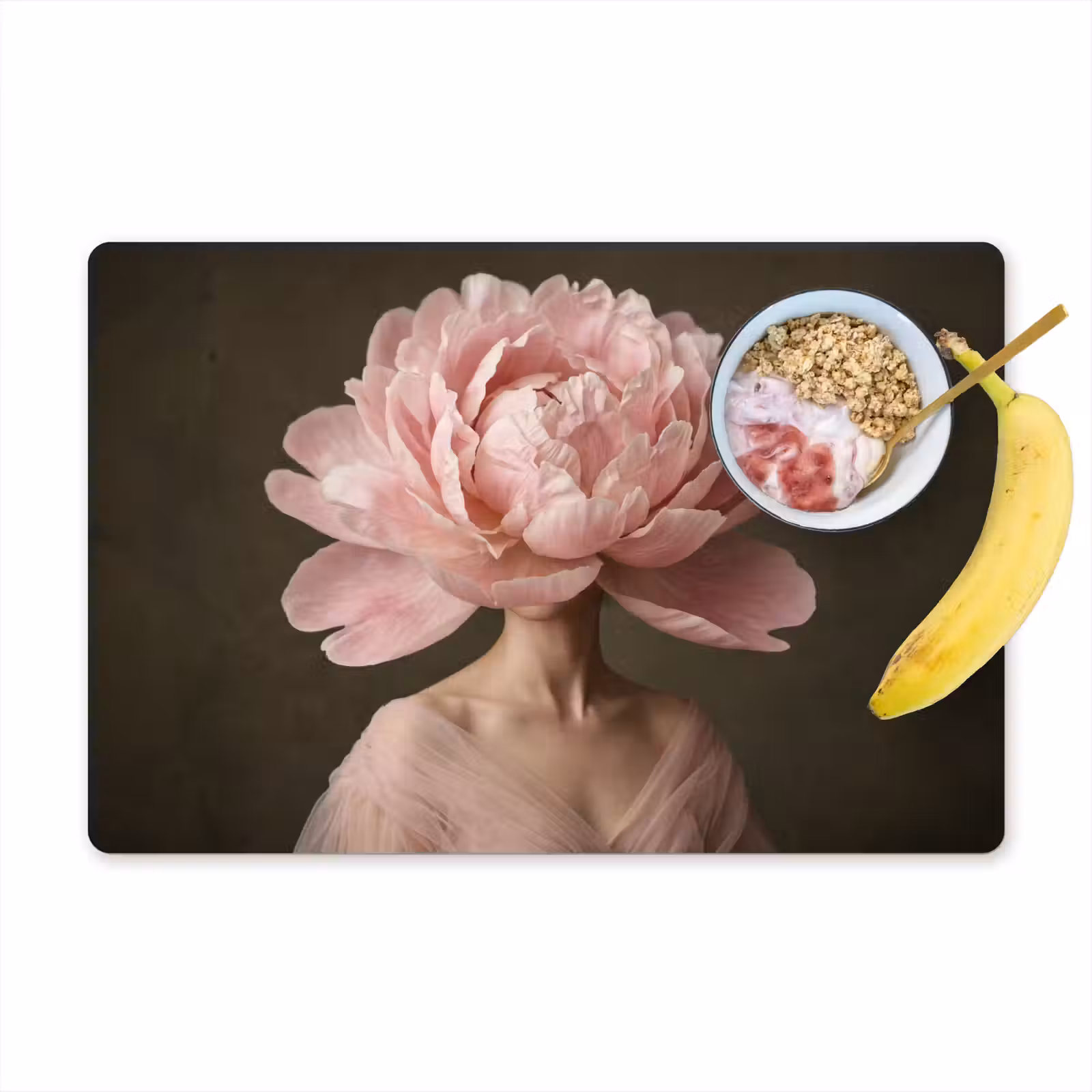 Set de table – 6 pièces - Visage - Rose - Rose — 1
