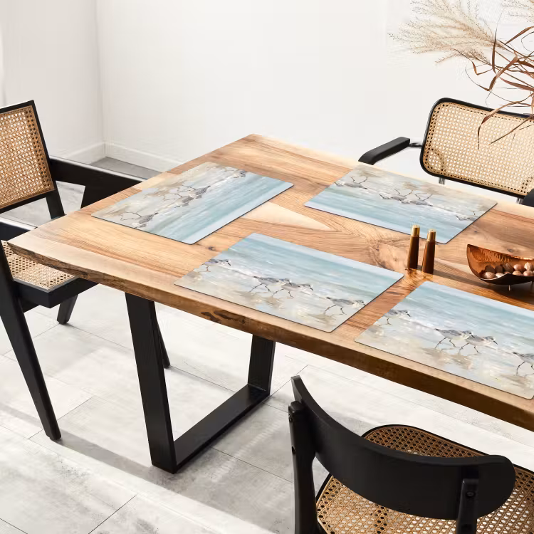 Set de table – 6 pièces - Oiseaux - Plage - Mer — 4