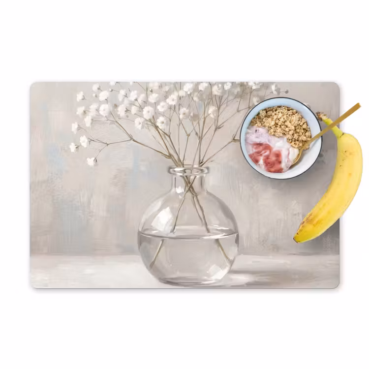 Set de table – 6 pièces - Plasterwort - Vase - Blanc — 1