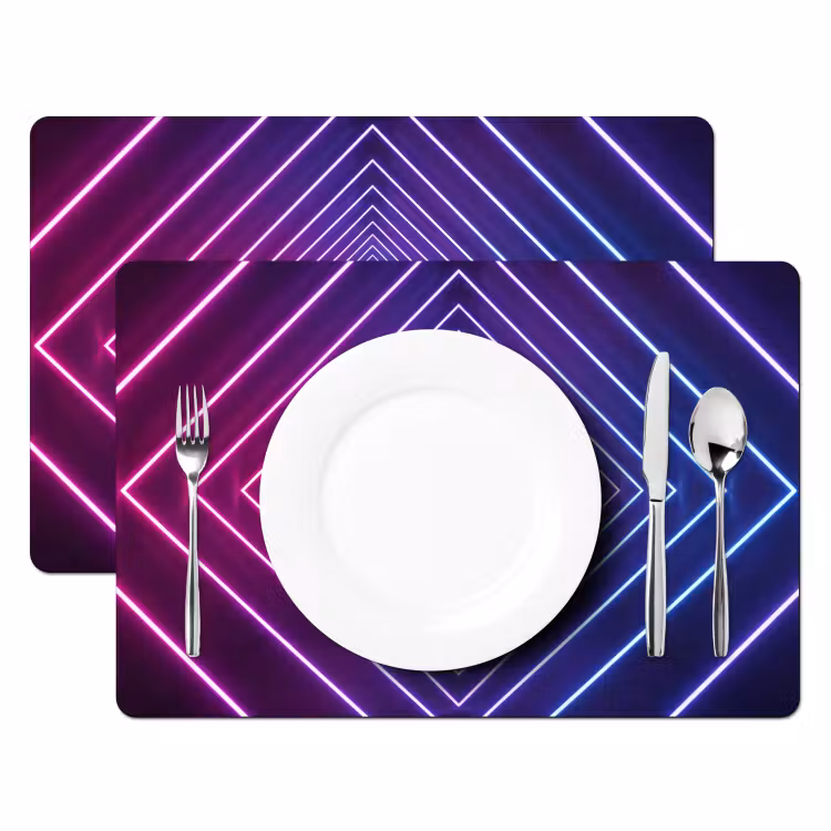 Set de table – 6 pièces - Trois dimensions - Tunnel - Espace — 2