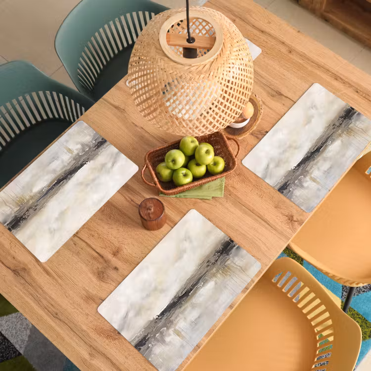 Set de table – 6 pièces - Paysage - Horizon - Nature - Abstrait - Neutre — 3