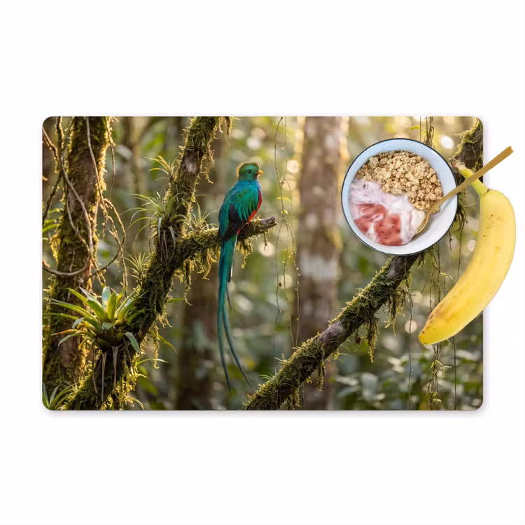 Set de table – 6 pièces - Quetzal - Jungle - Nature - Vert — 1